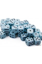 Chessex Dobbelsteen 16mm Opaak Pastel Blauw Chessex Dobbelsteen 16mm Opaak Pastel Blauw